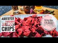 Air fryer Beetroot Chips Recipe |Crispy Beetroot chips@EktasKitchen