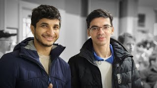 Vidit Gujrathi and Anish Giri celebrate together Vidit's 29th birthday | Isle of Man 2023