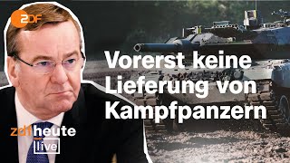 Prüfauftrag statt Leopard-Lieferung | Ex-Botschafter Melnyk und Militärexperte bei ZDFheute live