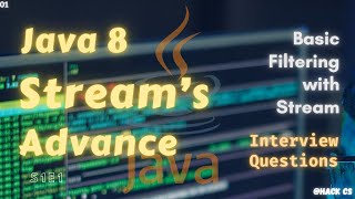 01- Basic Filtering in Stream | Master Java 8 Stream | HackCS