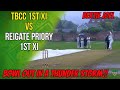 WE PLAYED CRICKET THROUGH A THUNDER STORM ?! TBCC vs Reigate | BOWL OUT