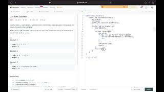 Basic Calculator #leetcode #csharp #hard