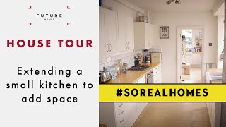 Extending a small kitchen to add space and light