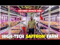 High-tech Vertical SAFFRON FARM in Shipping Container | Indoor Vertical SAFFRON FARMING