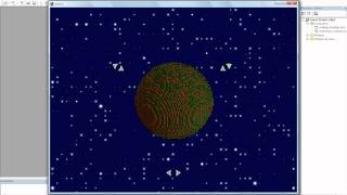 [ Visual Basic 6 ] Tile-based (simulated 3D) planet (2012)