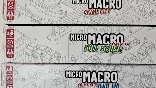 MicroMacro: All In #boardgame  comparison to the Micro Macro #trilogy AmassGames #4k #games #game