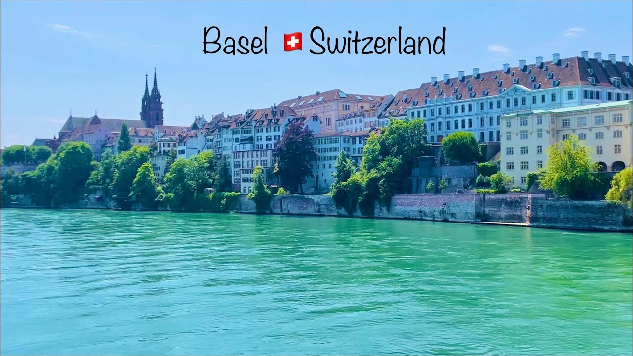 A Walking Tour In Basel, Switzerland | Beautiful Views In June | Rhine ...