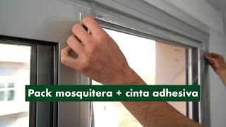 Pack mosquitera QUITA Y PON con cinta adhesiva transparente -Betapes