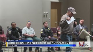 Decatur Police Hold Listening Session | Nov. 11, 2024 | News 19 at 10 p.m.