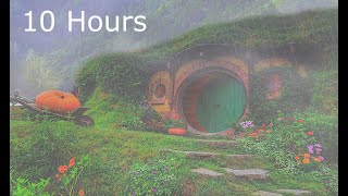 Rainy Spring In Hobbit Village - Soothing Rain Sounds for Study | Sleep | Relax | Birds Chirping