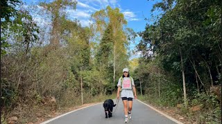 Vanlife房車旅行海南，背包徒步森林公園累慘了，晚上洗個熱水澡真舒服 backpacking in the forest park.take a hot bath at night.#房車旅行