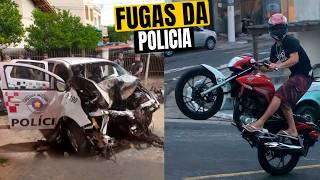 THE BIGGEST POLICE MOTORCYCLE ESCAPES