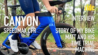 Story of my bike: Matt \u0026 his new Canyon Speedmax CFR, first ride – an impromptu interview