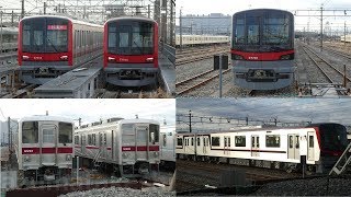 【東武70000系 71717F、70090系「ＴＨライナー」71791F 北春日部到着！】東武10000系 11201F、11202F ワンマン改造工事 ホーム検知装置取付土台設置