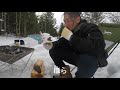 bushcraft solo snow camp in hokkaido japan