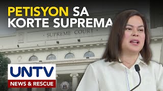 Petisyon para obligahin ng Supreme Court ang Senado na aksyunan ang impeachment vs. VP Sara, inihain