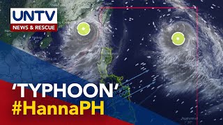 Monsoon rains prevail as tropical cyclone #HannaPH moves to intensify into a typhoon