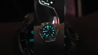 lume on point #watches #horology #swatch #omega #swissmade #watch #moonswatch