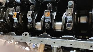 Assembling Diesel Engine Perkins 1006TAG And Timing gear Mark. Rakit mesin Perkins 1006TAG.