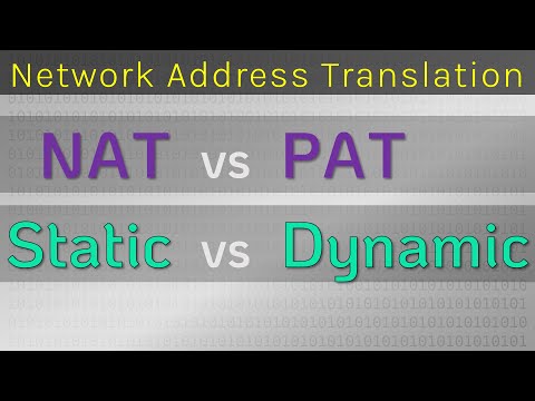 What is the difference between NAT and PAT?