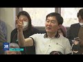 화재 열흘 만에 열린 한국타이어 주민 공청회..쌓인 불만 터졌다｜ tjb 대전·세종·충남뉴스