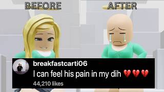 Stupid Roblox Slop Posts VS Comments 💔🥀
