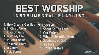 [10시간] Best Christian Songs 2023 Worship Instrumental Music Playlist | 잔잔한 피아노 찬양 연주 모음 | 기도음악