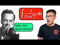 how Richard Feynman would integrate 1/(1+x^2)^2