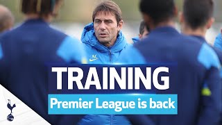 Conte leads training ahead of first Premier League home game in charge!