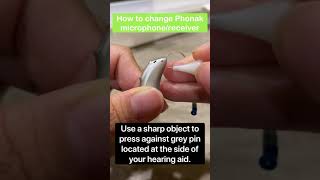 How to replace Phonak Audeo Marvel hearing aid receiver wire