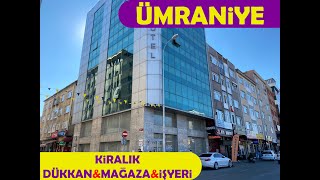 Ümraniye Çakmak Oto Sanayi Sitesi Karşısı Kiralık Dükkan \u0026 Mağaza Remax Mutlu Ekici