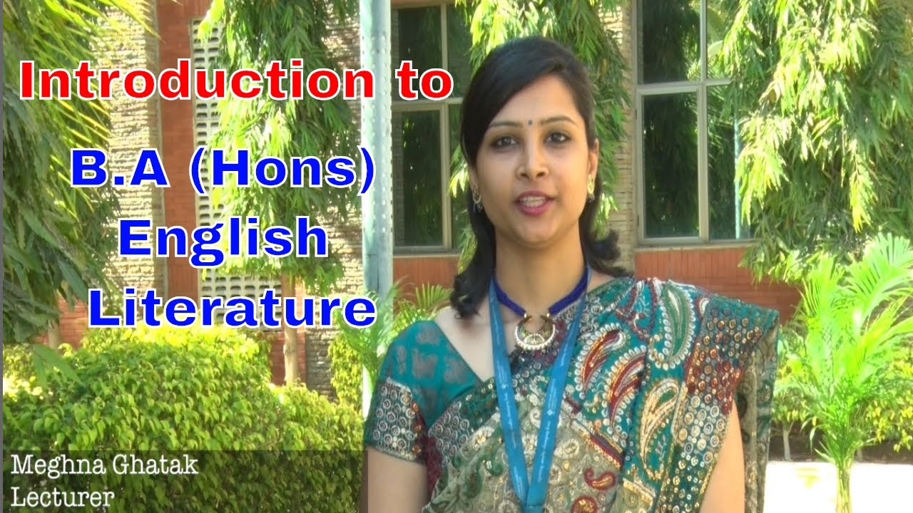 Introduction To B.A (Hons) English Literature At School Of Humanities ...