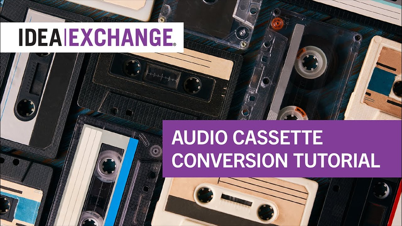 How To Convert Audio Cassettes To Digital Files - YouTube