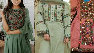 Top Beautiful Balochi Embroidery Dresses designs Collection  for girls