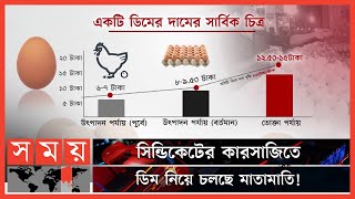 প্রতি পিস ডিমে লাভ ৫ টাকা! | Egg Price | Egg Price High | Business News | Somoy TV