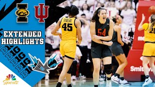 HIGHLIGHTS: Iowa, Caitlin Clark vs. Indiana | Big Ten Women's Basketball | 2/22/2024 | NBC Sports