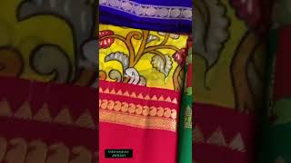 #LATEST GADWAL PEN KALAMKARI PURE PATTU SILK  SAREE  MARCH 2022-23📱 WATSUP 👉 9148881693🤳9972145452