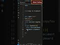 How To Copy Text To Clipboard Using JS? - HTML, CSS ,JS Tutorial #5