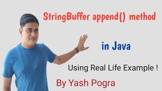 StringBuffer Class append() Method | What is StringBuffer append