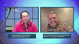 Interview: Hon Laaulialemalietoa Polataivao Schmidt - 11 NOV 2023