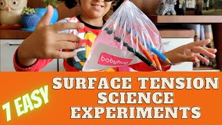 7 Easy Surface Tension Science Experiments for Kids | Easy Science Experiments for Kids
