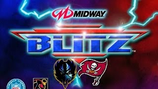 NFL Blitz PlayStation Gameplay - Baltimore Ravens vs. Tampa Bay Buccaneers
