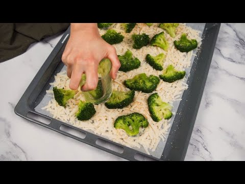 Broccoli with crispy cheese recipe