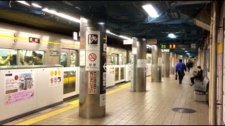 【ﾘﾆｭｰｱﾙ工事中】東山線千種駅で上下番線の発着をホームメインで撮影してみた