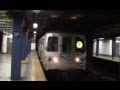 R46 R Train Rerouted via the D line Arriving at Broadway-Lafayette Street (2012)