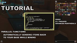 Tutorial - ComputerCraft - Parallel Functions - Automatically Pulling Items Based on Tag #lua
