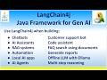 Java Framework for Gen AI → LangChain4j Chat memory RAG Retrieval Augmented Generation Tools calling