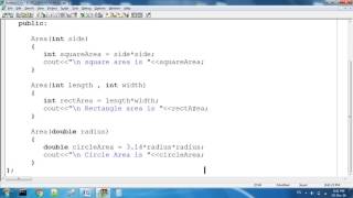 Constructor Overloading In C++