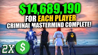 GTA 5 Online Criminal Mastermind $14,689,190 For Each Players!, From Fleeca To The Pacific Standard