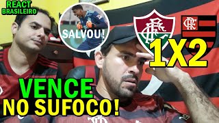 REACT FLUMINENSE 1X2 FLAMENGO MELHORES MOMENTOS BRASILEIRO 2022